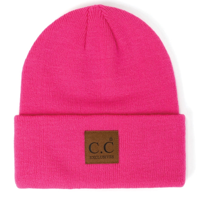 Hot Pink CC Beanie