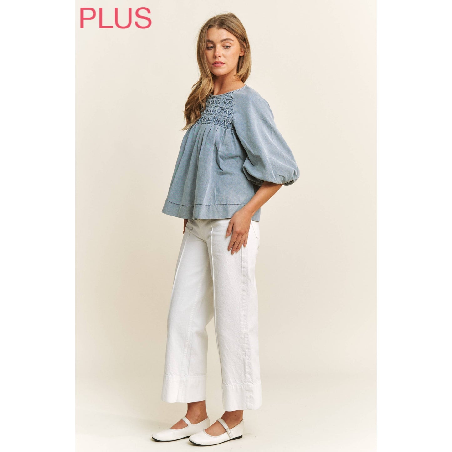 Babydoll Denim Plus Size