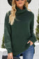 Side Slit Turtleneck Long Sleeve Sweater