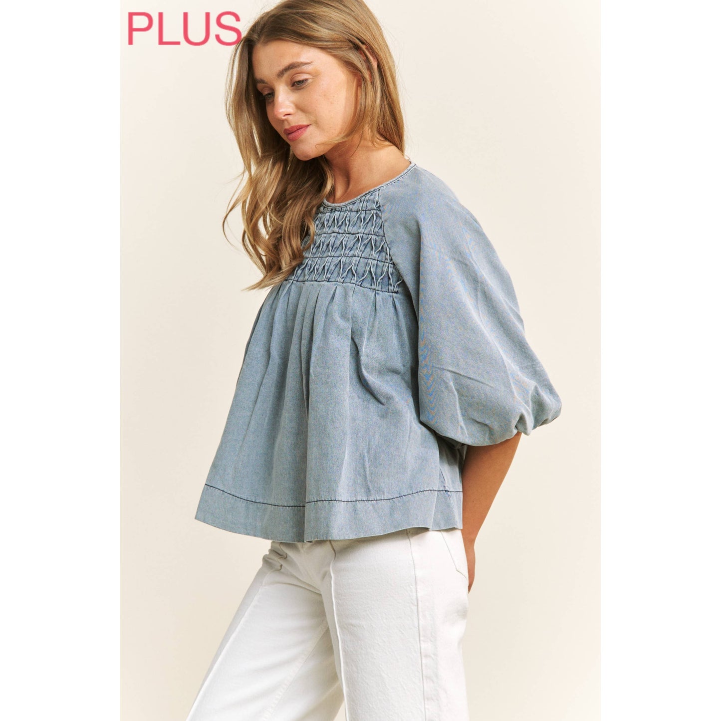 Babydoll Denim Plus Size