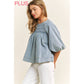 Babydoll Denim Plus Size