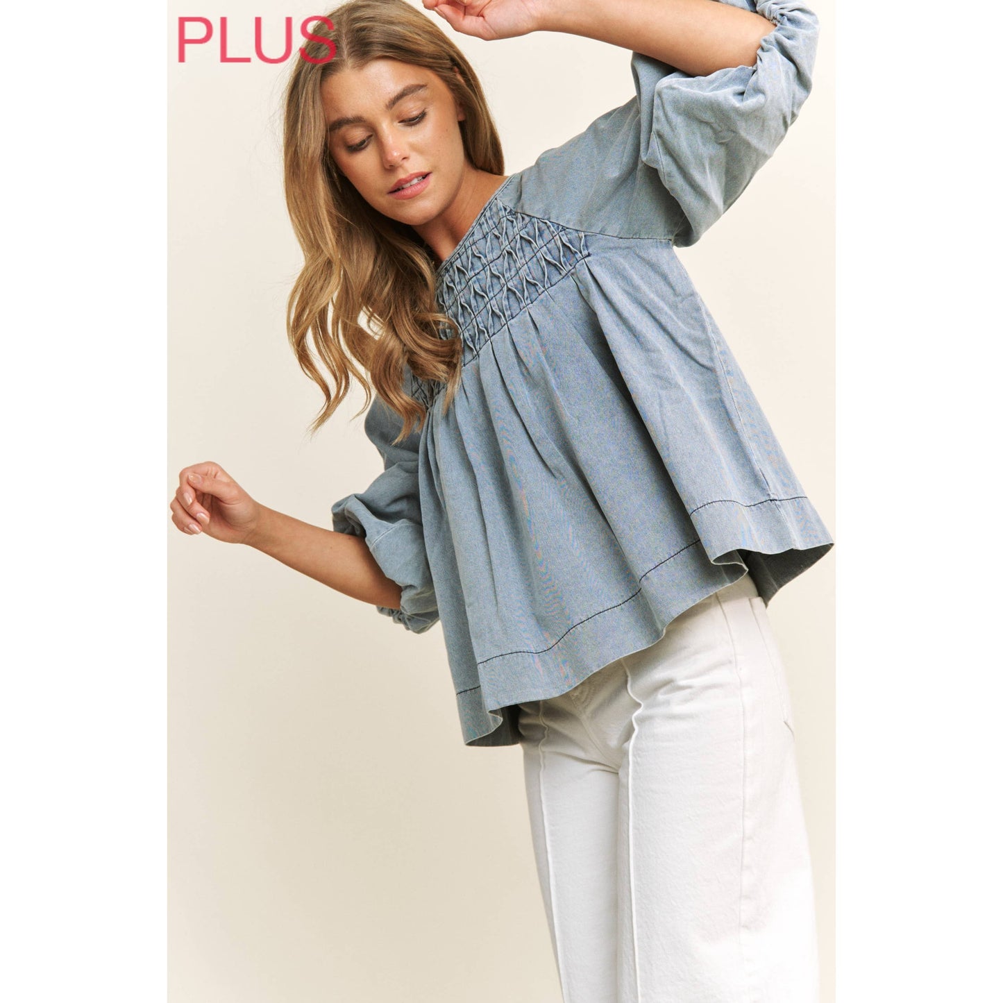 Babydoll Denim Plus Size
