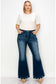 PLUS SIZE MID RISE SUPER FLARE JEANS