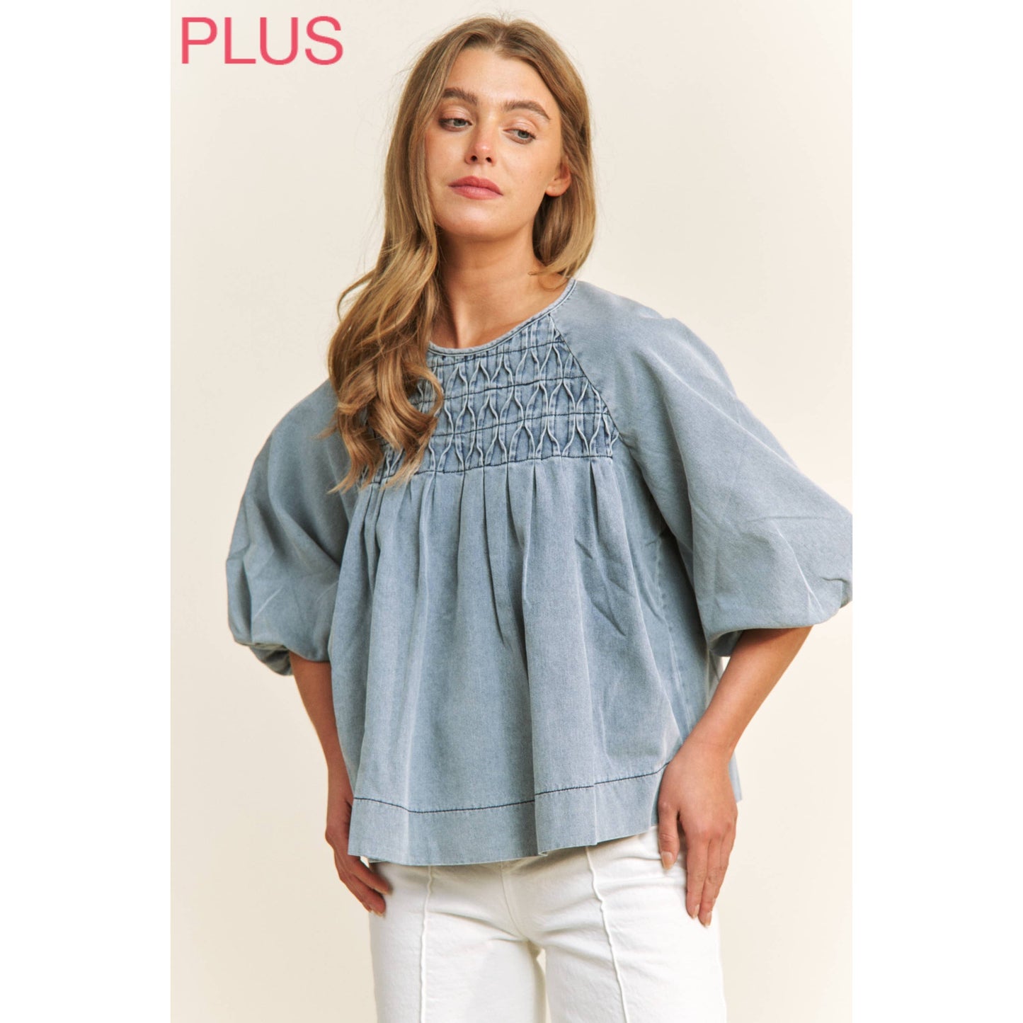 Babydoll Denim Plus Size