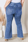 Blue High Waist Flare Jeans