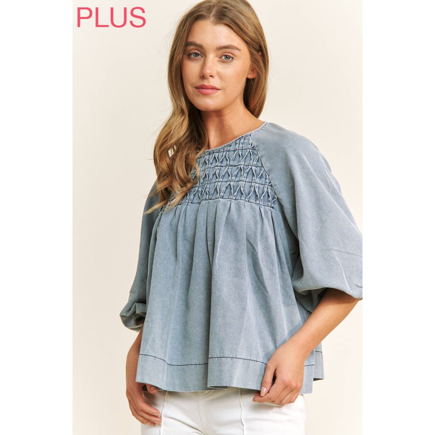 Babydoll Denim Plus Size