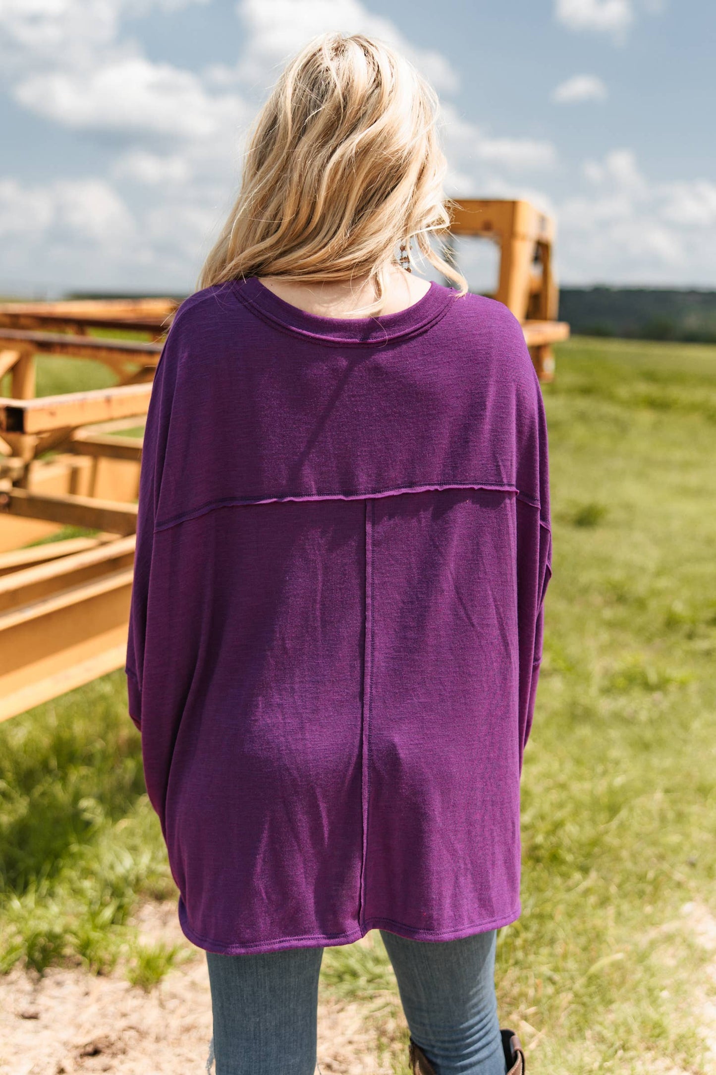 Soft Relaxed Draped Top