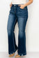 PLUS SIZE MID RISE SUPER FLARE JEANS