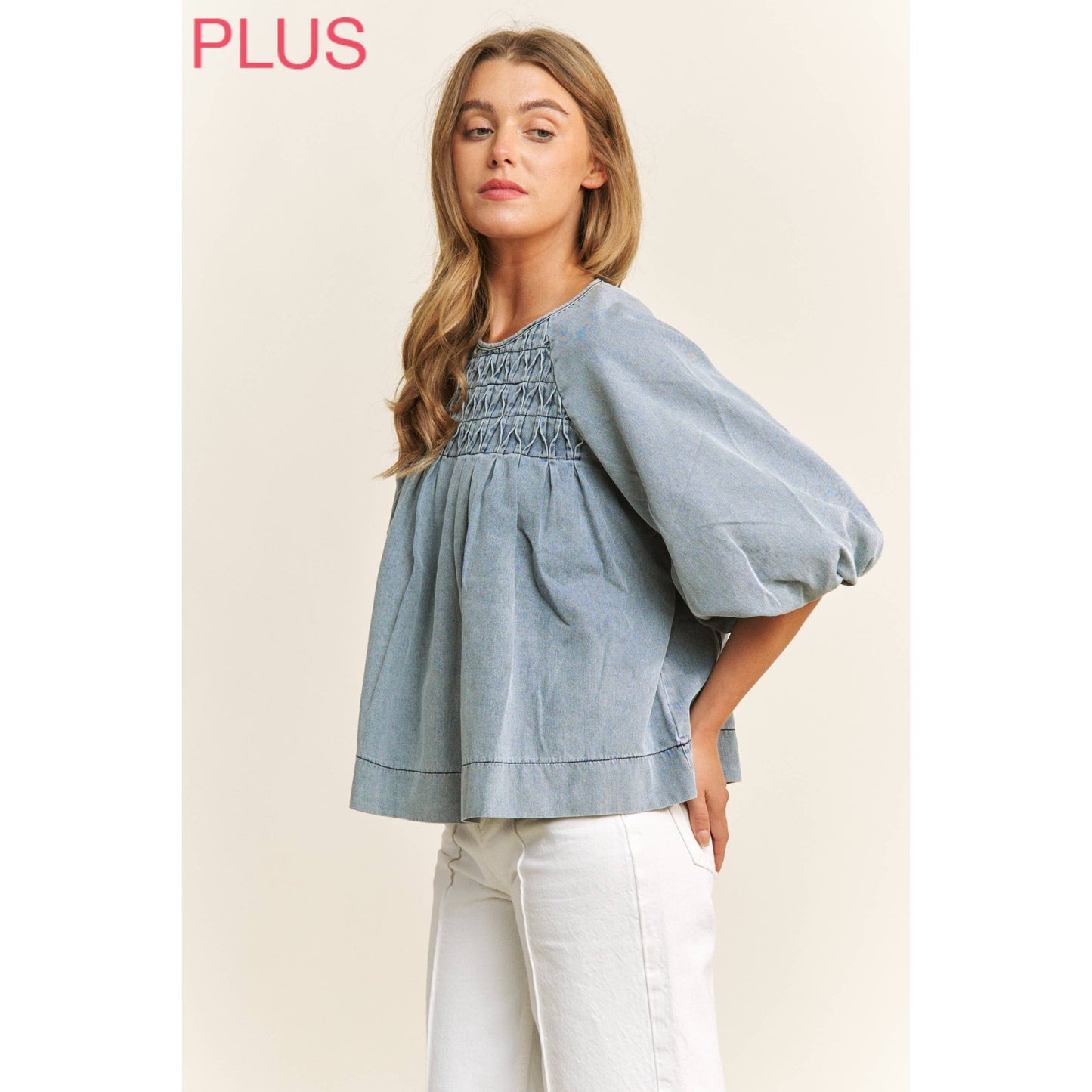 Babydoll Denim Plus Size