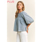 Babydoll Denim Plus Size