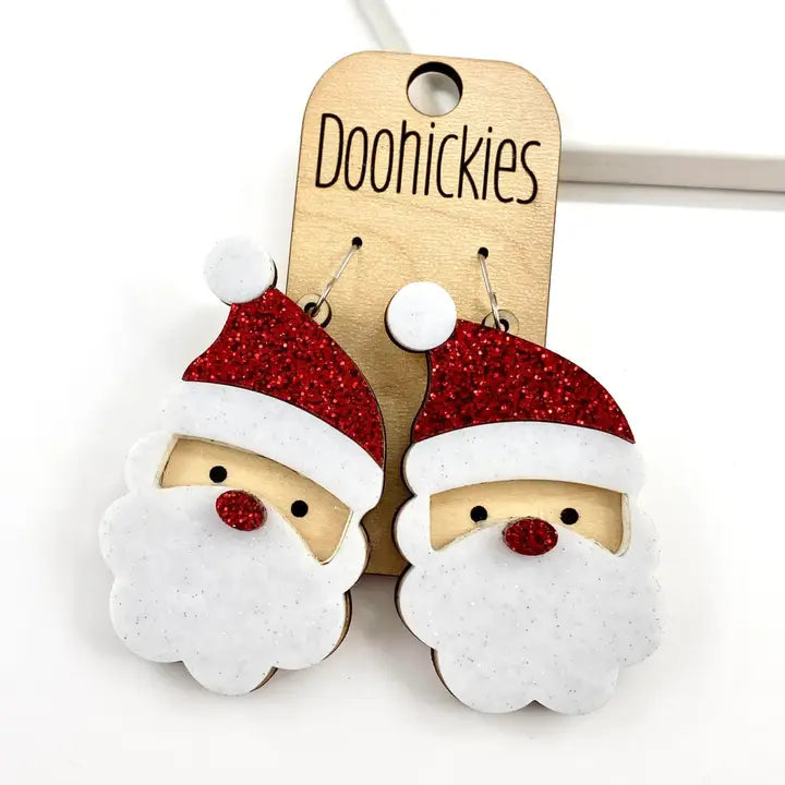 Santa Dangle Earrings